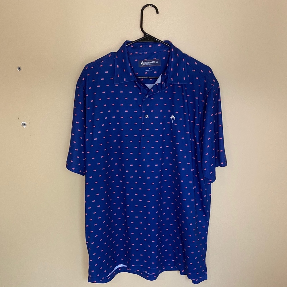 American Flag Golf Poli